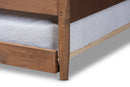 Veruca Ash Wanut Daybed w/Trundle Baxton