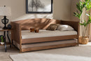 Veruca Ash Wanut Daybed w/Trundle Baxton