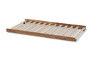 Veruca Ash Walnut Finished Twin Size Trundle Bed Baxton