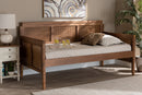 Cambridge Ash Wanut and Synthetic Rattan Daybed Baxton