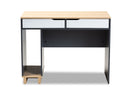 Astrid 2-Drawer Multicolor Wood Computer Desk Baxton