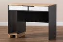 Astrid 2-Drawer Multicolor Wood Computer Desk Baxton