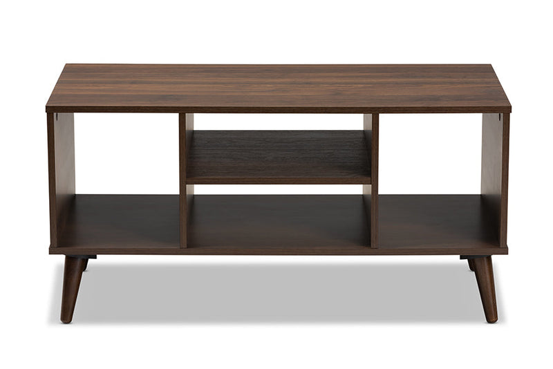 Seville Walnut Finished Coffee Table Baxton