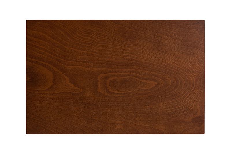 Papua Modern Gray and Walnut Brown Wood 5-Piece Dining Set Baxton