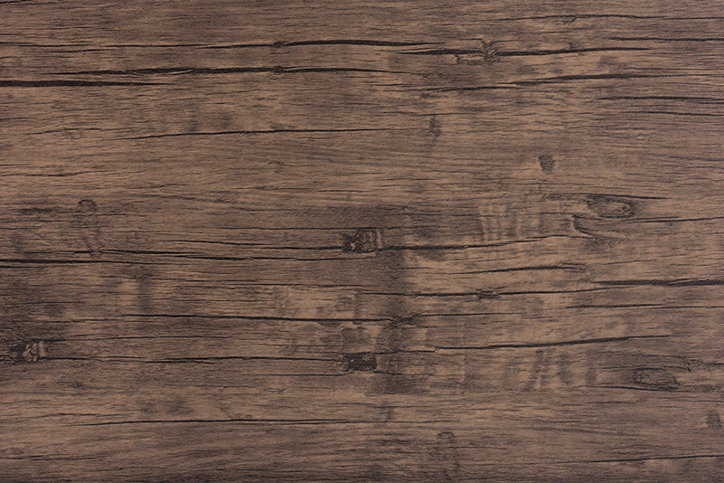 Niesha Gray Faux Leather Effect Fabric Black Metal 5-Piece Dining Set Baxton