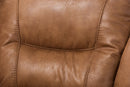 Idoya Light Brown Palomino Suede 6-Piece Sectional w/Recliners Baxton