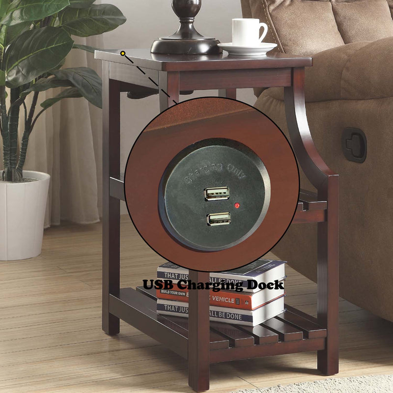Wasaki Rectangular Accent Table, Espresso Finish Acme