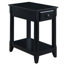 Bertie Rectangular Accent Table, Black Finish Acme