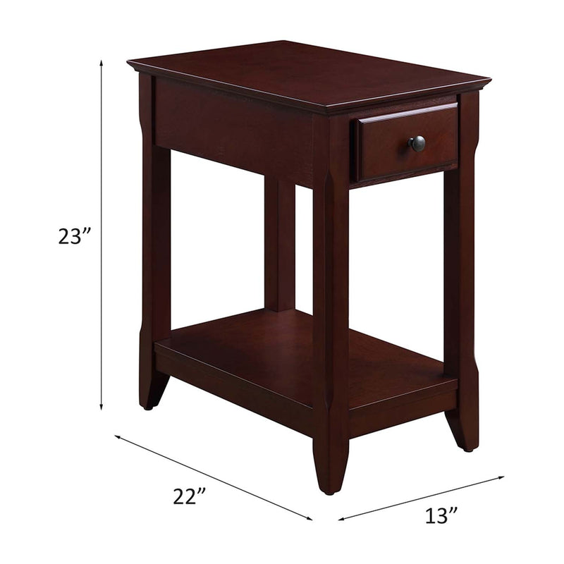 Bertie Rectangular Accent Table, Espresso Finish Acme