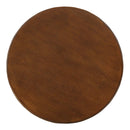 Acton Round Accent Table, Walnut Finish Acme