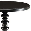 Acton Round Accent Table, Black Finish Acme