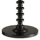 Acton Round Accent Table, Black Finish Acme