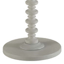 Acton Round Accent Table, White Finish Acme