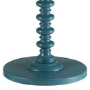 Acton Round Accent Table, Teal Finish Acme