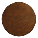 Alysa Round Accent Table, Walnut Finish Acme