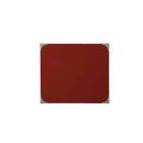 Babs Square Accent Table, Red Finish Acme