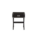Babs Square Accent Table, Black Finish Acme