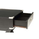 Babs Square Accent Table, Black Finish Acme