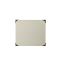 Babs Square Accent Table, White Finish Acme