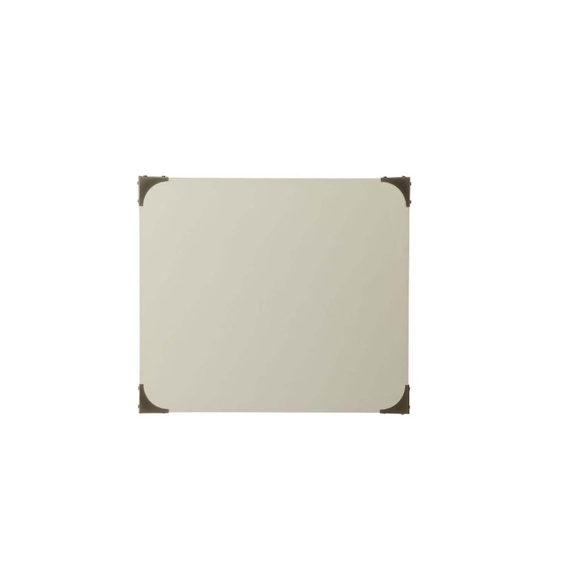 Babs Square Accent Table, White Finish Acme