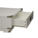 Babs Square Accent Table, White Finish Acme