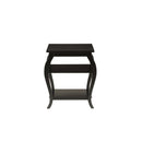 Becci Square Accent Table, Black Finish Acme