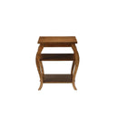 Becci Square Accent Table, Walnut Finish Acme