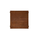 Becci Square Accent Table, Walnut Finish Acme