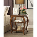 Becci Square Accent Table, Walnut Finish Acme