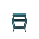 Becci Square Accent Table, Teal Finish Acme