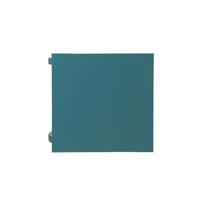 Becci Square Accent Table, Teal Finish Acme