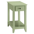 Bertie Rectangular Accent Table, Light Green Finish Acme