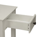 Bertie Rectangular Accent Table, White Finish Acme