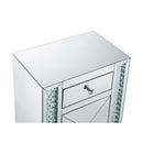 Nysa Rectangular Accent Table, Faux Crystals Acme