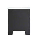 Nysa Rectangular Accent Table, Faux Crystals Acme