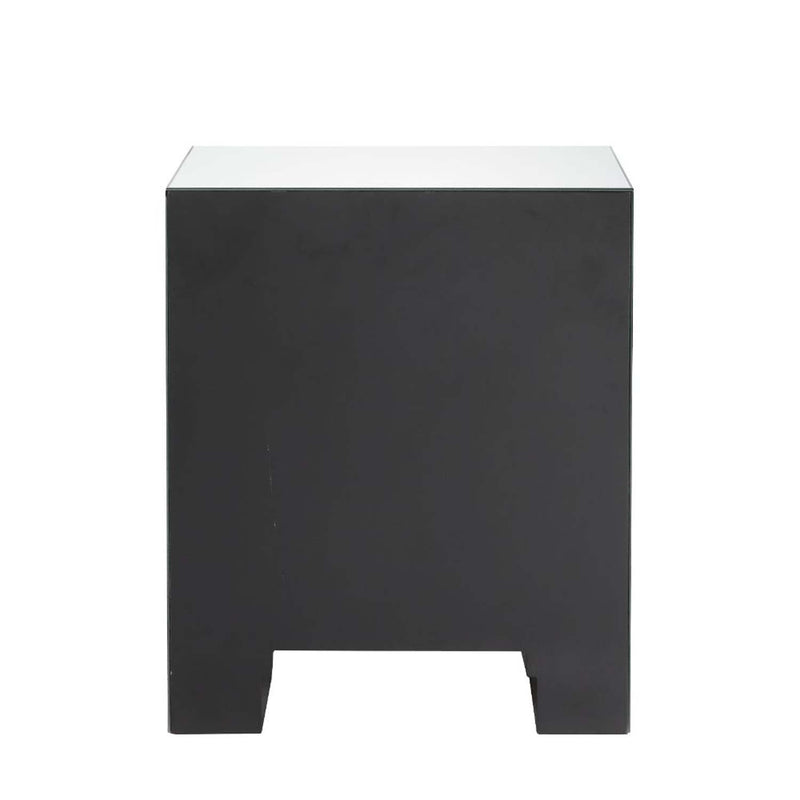 Nysa Rectangular Accent Table, Faux Crystals Acme
