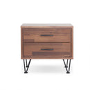Deoss Rectangular Accent Table, Walnut Finish Acme
