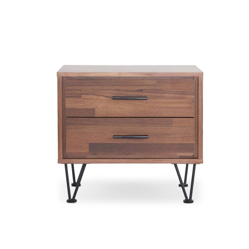 Deoss Rectangular Accent Table, Walnut Finish Acme