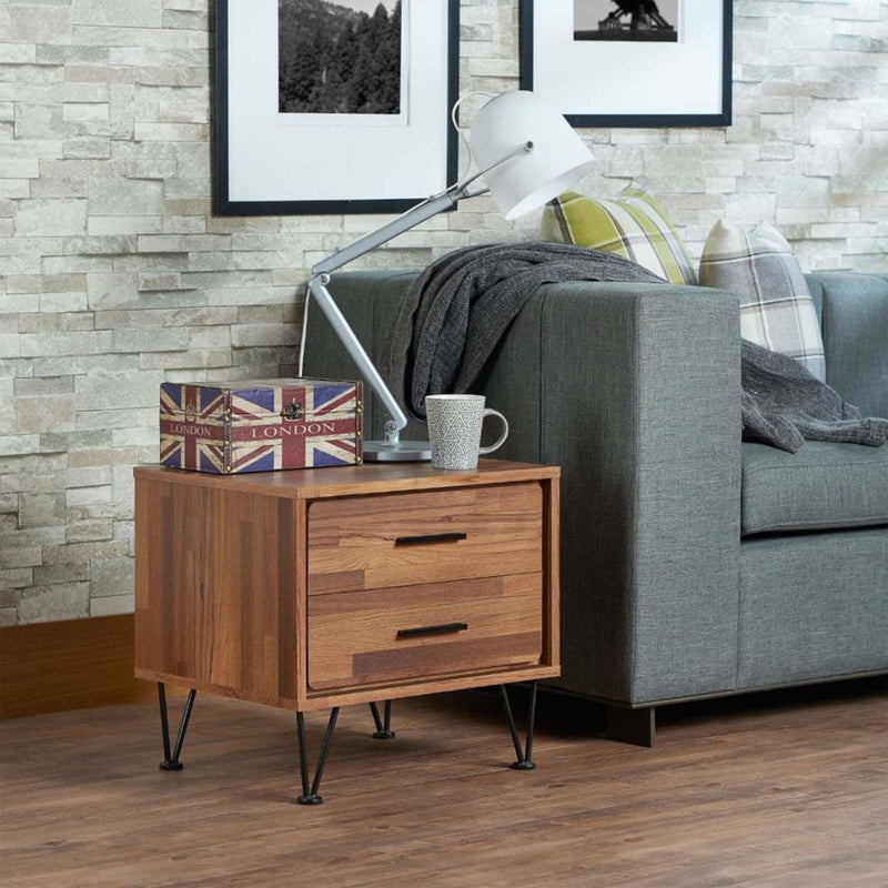 Deoss Rectangular Accent Table, Walnut Finish Acme