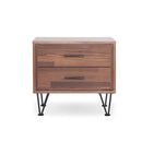 Deoss Rectangular Accent Table, Walnut Finish Acme