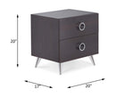 Elms Rectangular Accent Table, Espresso Finish Acme