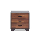 Eloy Rectangular Accent Table, Walnut & Espresso Finish Acme