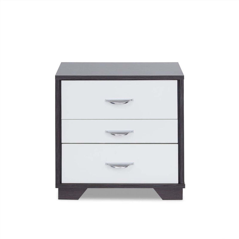 Eloy Rectangular Accent Table, White & Black Finish Acme