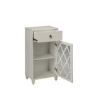 Ceara Rectangular Accent Table, White Finish Acme