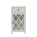 Ceara Rectangular Accent Table, White Finish Acme