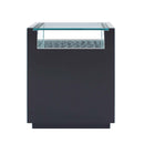 Nysa Rectangular Accent Table, Mirrored & Faux Crystals Acme