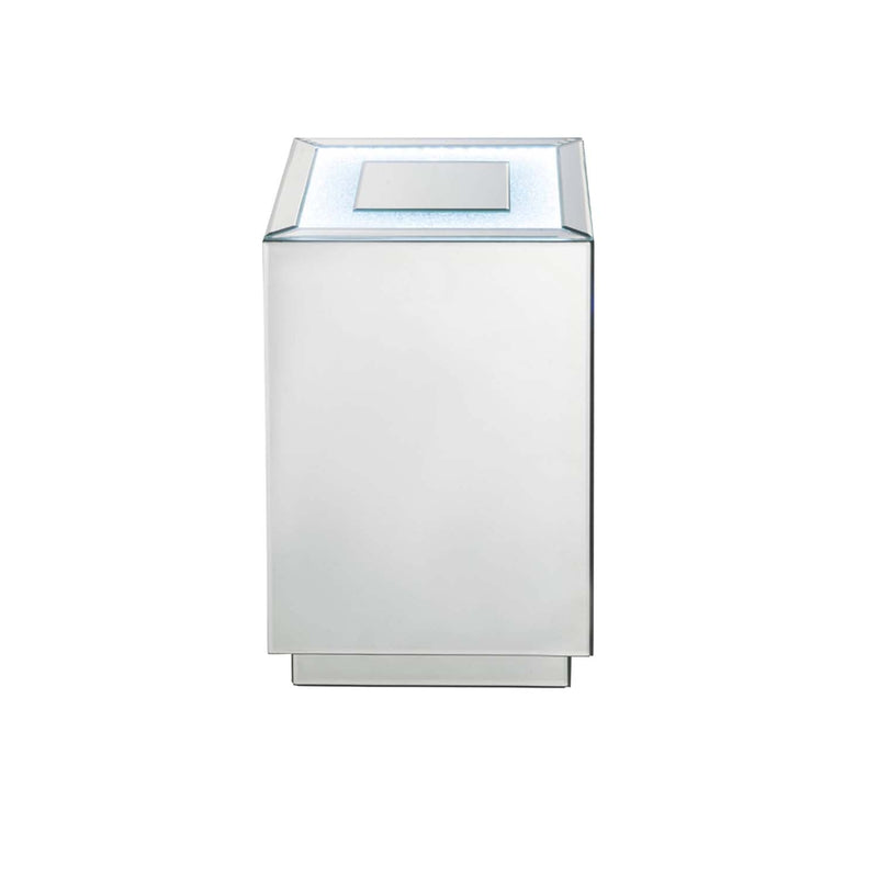 Nowles Square Accent Table, Faux Stones Acme