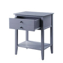 Grardor Rectangular Accent Table, Gray Finish Acme