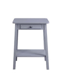 Kaife Rectangular Accent Table, Gray Finish Acme