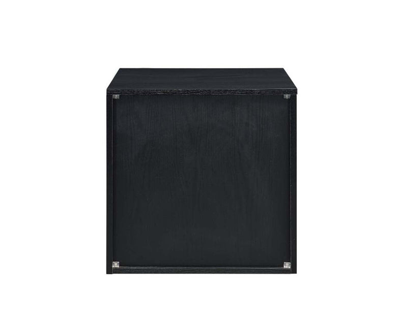 Jabir Rectangular Accent Table, Black & Silver Finish Acme